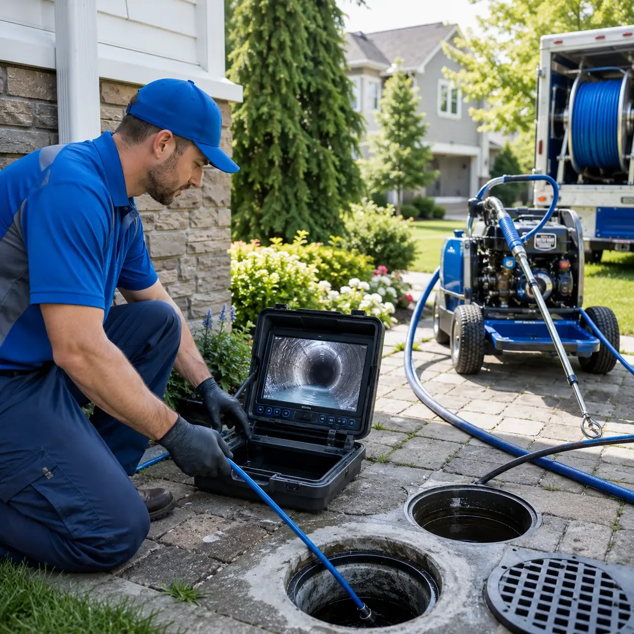Outdoor drain cleaning professionals serving Oliver, PA